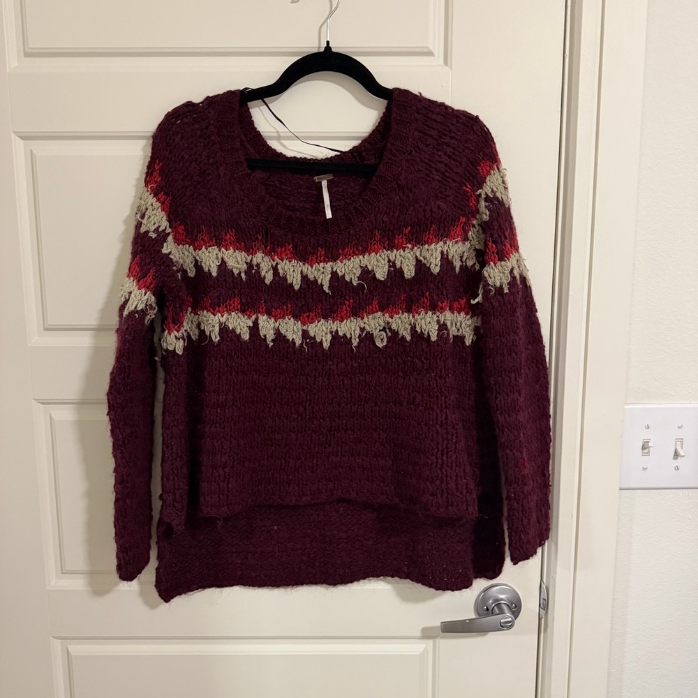 Free People Knit Chunky Sweater
